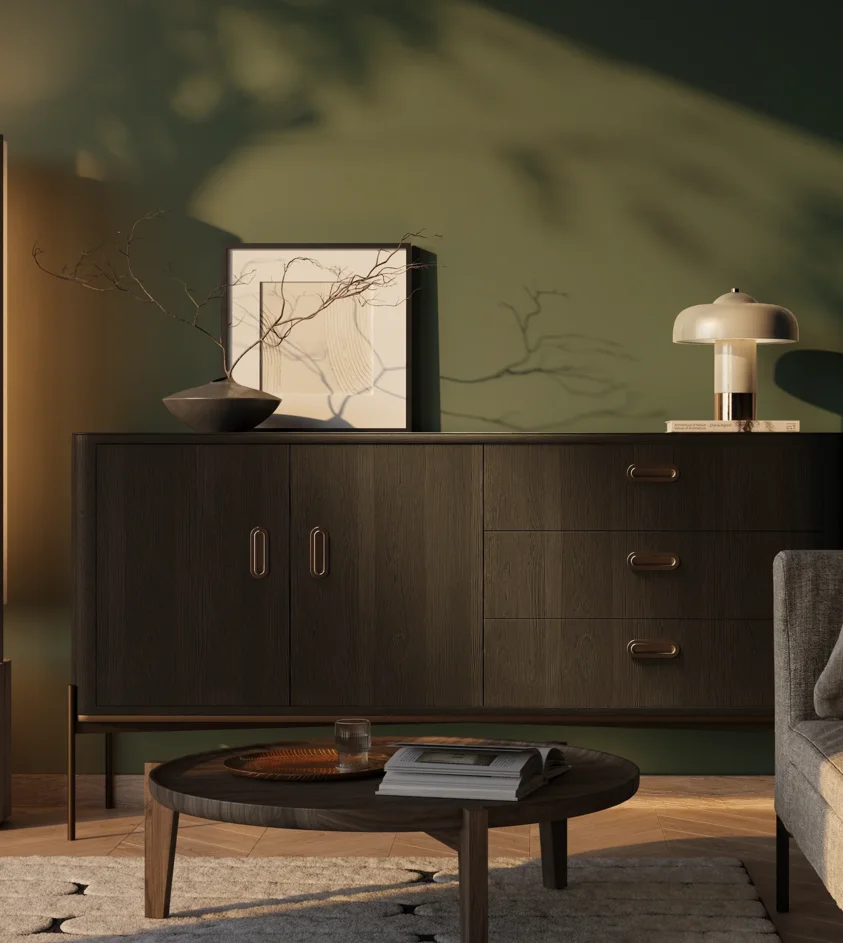 P07_MAGNAT_piaskowy-opal_salon_03_wieczor_03_RAL6005