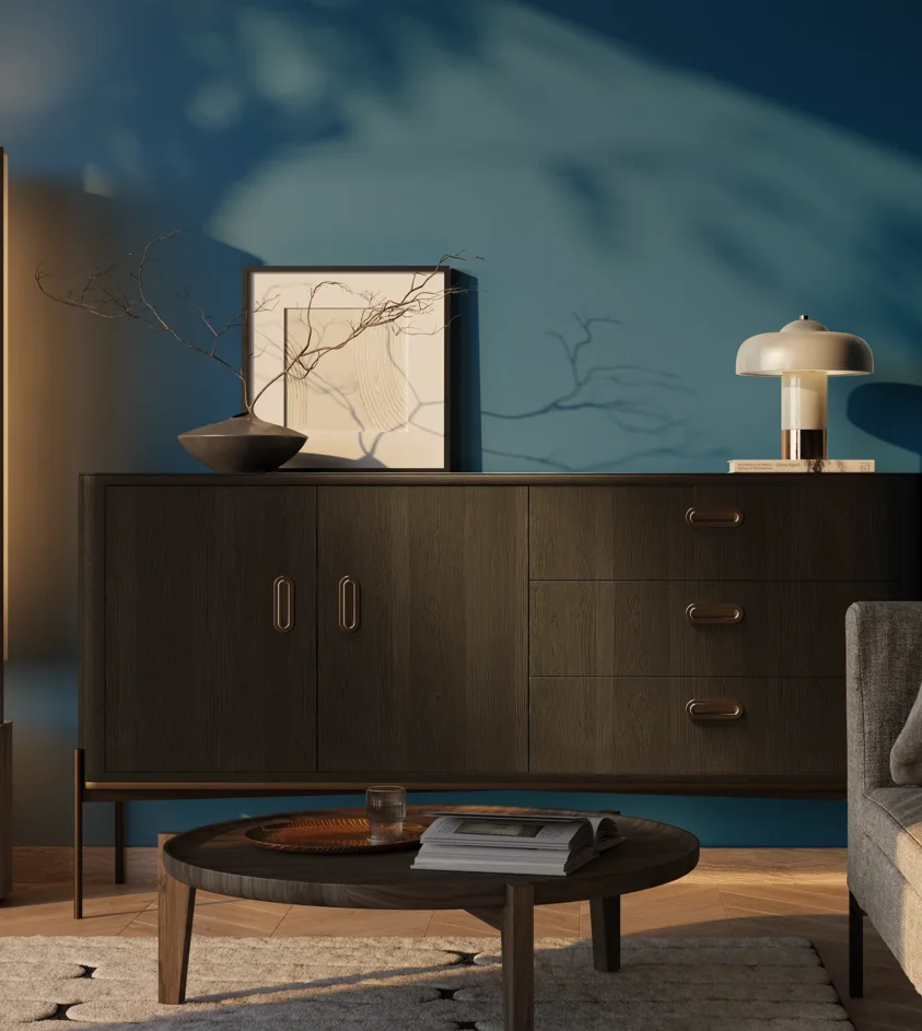 P07_MAGNAT_piaskowy-opal_salon_03_wieczor_03_RAL5005